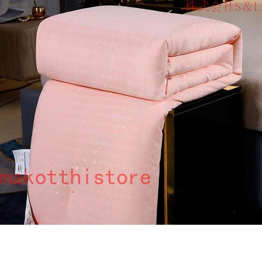 掛け布団 セミダブル 中綿 合掛けふとん 柔らかい 春 夏 秋 初冬用 軽量 暖かい ふわふわ 洗える 肌ふとん 無地 シンプル キルティング加工 耐久性 ベッド用