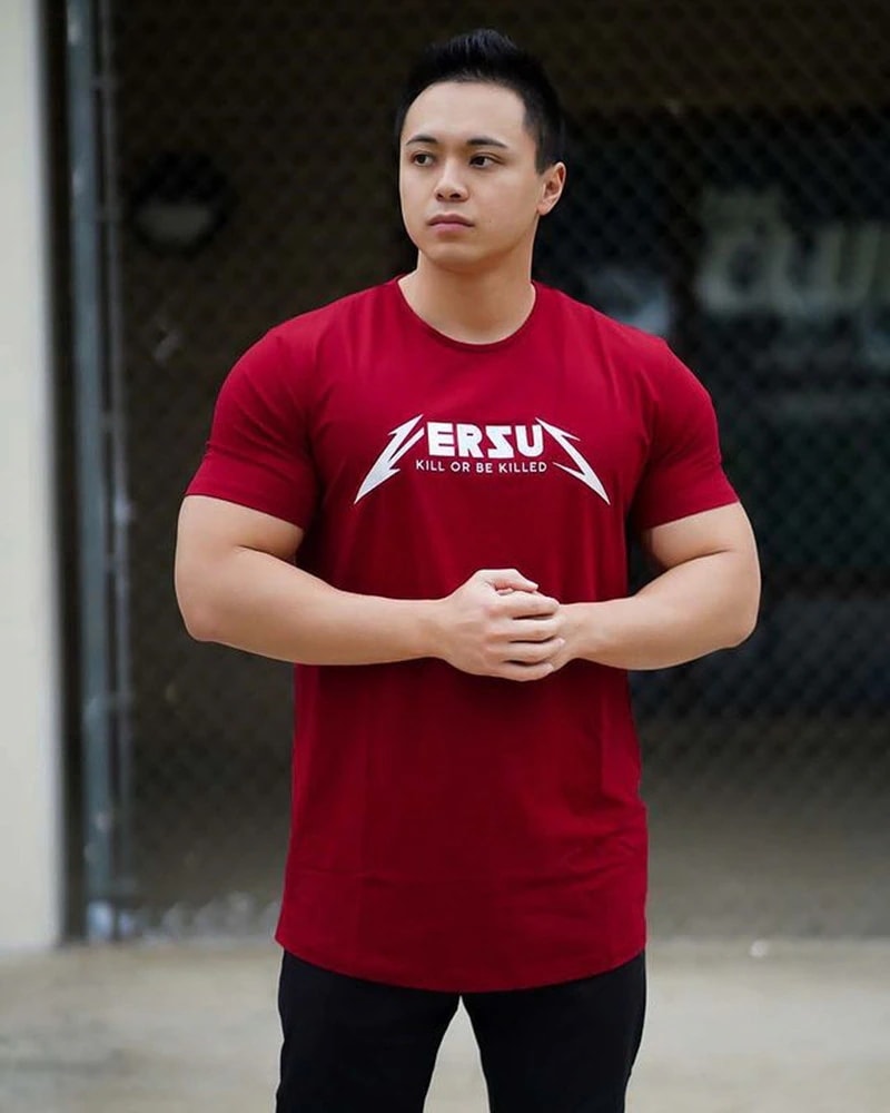 【超お得1つ買うと10個もらえる】メガ割おしゃれヨガウェア 夏の準備！ 筋肉フィットネス新しいメンズボディビルTシャツスポーツカジュアルラウンドネックランニング学生トレーニング半袖