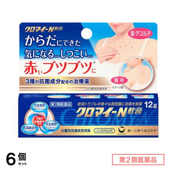 第２類医薬品 クロマイ-N軟膏 12g 6個セット
