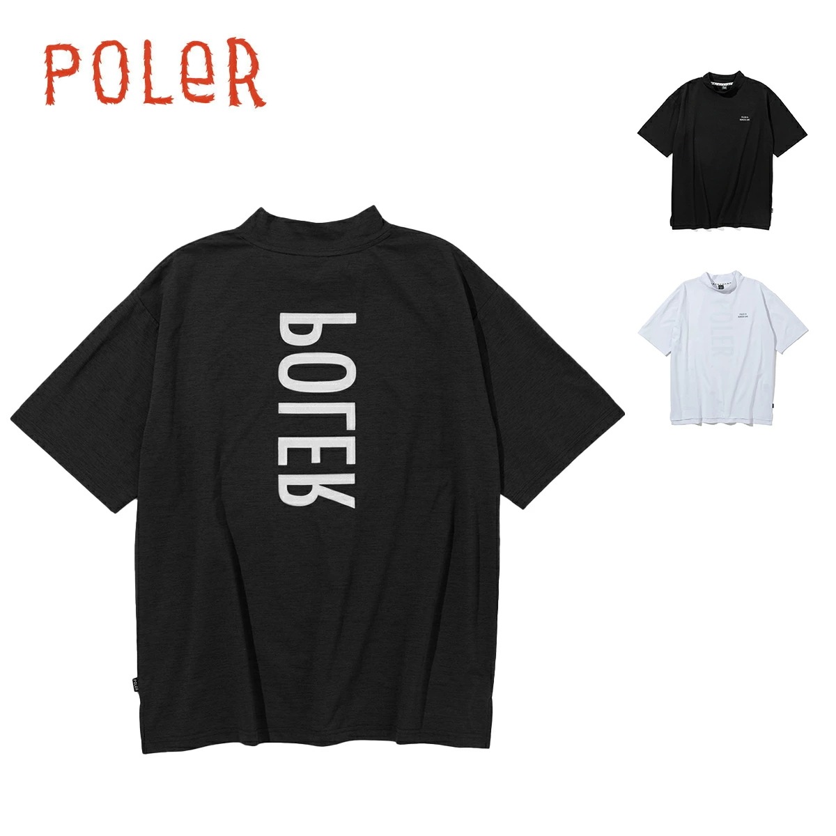 モックネックシャツ 半袖 MOCNECK QUICK DRY TEE クイックドライ Tシャツ 吸湿速乾 ゴルフ スポーツ ホワイト ブラック アウトドア カジュアル ユニセックス 4,752円