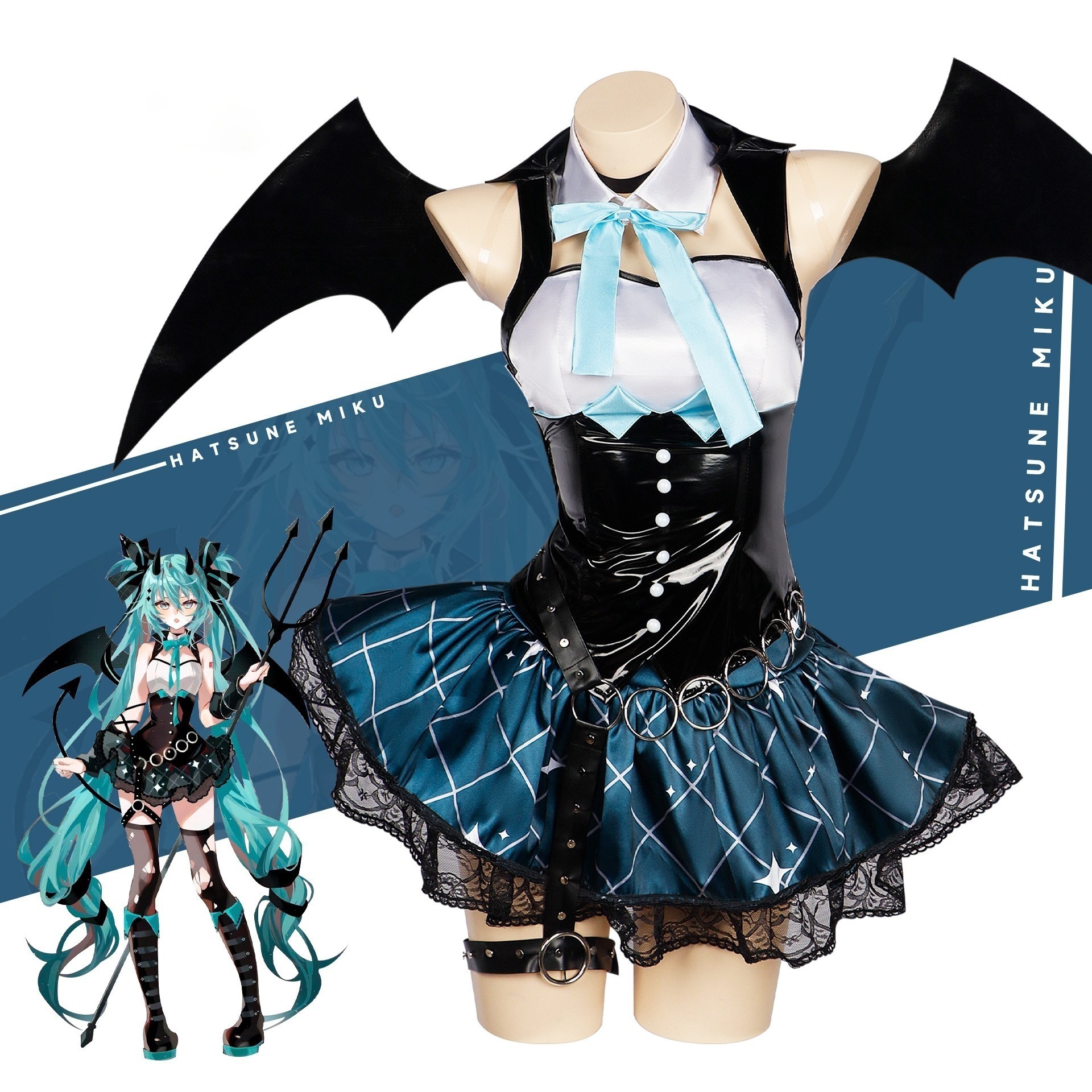 【即納&迅速な出荷】アライグマコスプレ小悪魔服フルセットは女性にじげんを演じて服を演じます