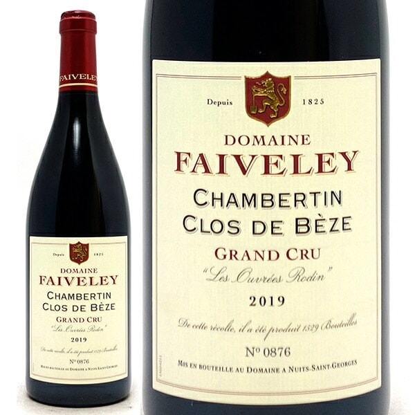 [2019] シャンベルタン クロ ド ベーズ グラン クリュ レ ズーヴレ ロダン 750ml フェヴレ フランス 赤ワイン コク辛口 ワイン ^B0IVCB19^