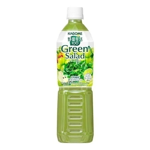 カゴメ 野菜生活100 グリーンサラダ 720mlペットボトル×15本(砂糖不使用 食物繊維 鉄分 カルシウム)