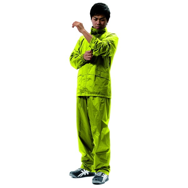 マック Makku フェニックス2 AS7400-GREEN メンズ レインコート パンツ 合羽 上下セット