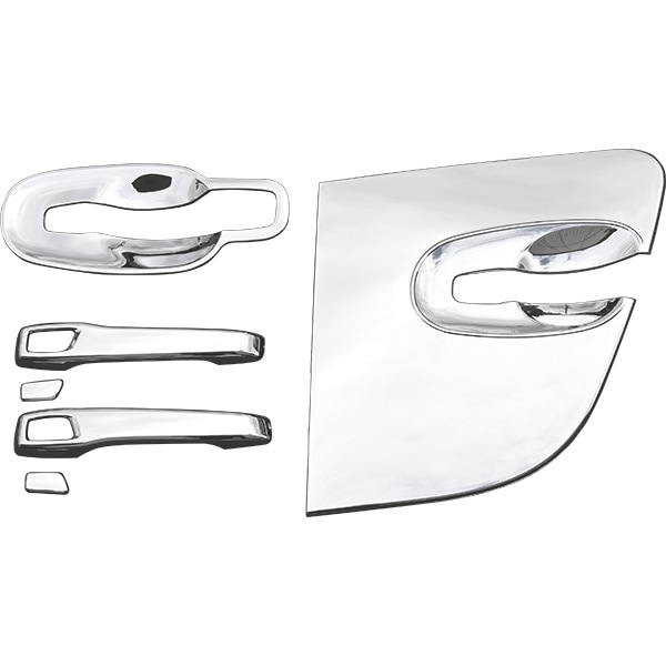 日産 UDフレンズコンドル 平成22年11月～平成29年7月 メッキ ドアハンドル ガーニッシュ カバー グリップ ドアノブ カスタムパーツ