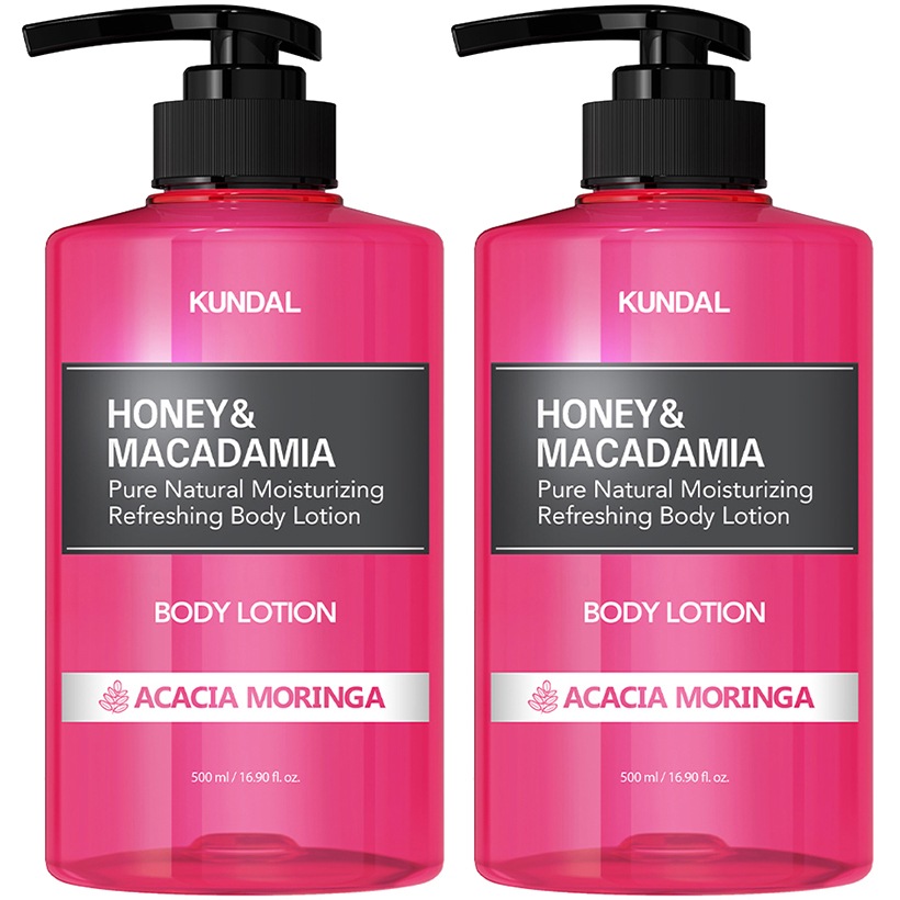 [1+1] ハニーアンドマカダミア モイスチャー ボディローション (アカシアモリンガ) 500ml 2個