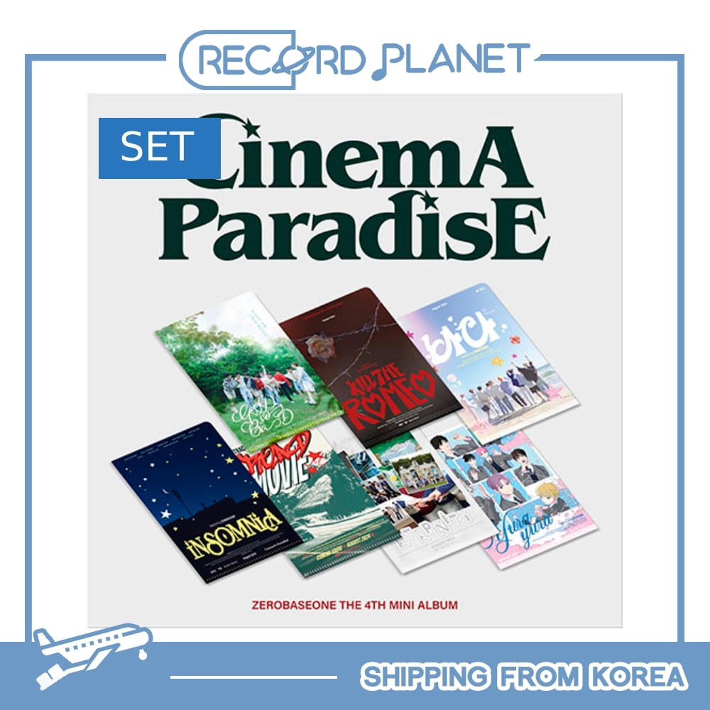 7種セット ZEROBASEONE(ZB1) - The 4th Mini Album [CINEMA PARADISE] (ZEROSE ver.)