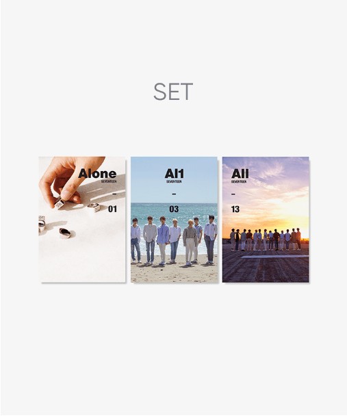 [正品] SEVENTEEN - 4th Mini Album Al1 (SET)