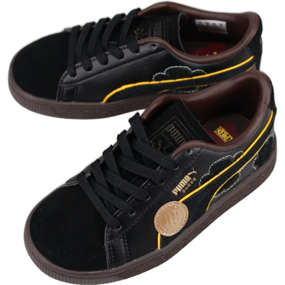 正規品 子供スニーカー ワンピース 黒ひげ ブラック/ブラック/ダークチョコレート 396725 01 17-21cm