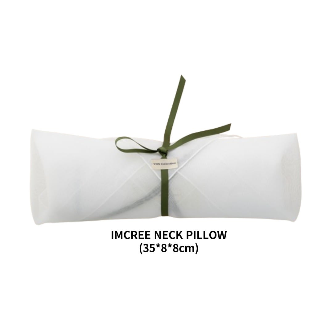 韓国枕35*8*8cmホワイト新素材首枕ネックピロー
