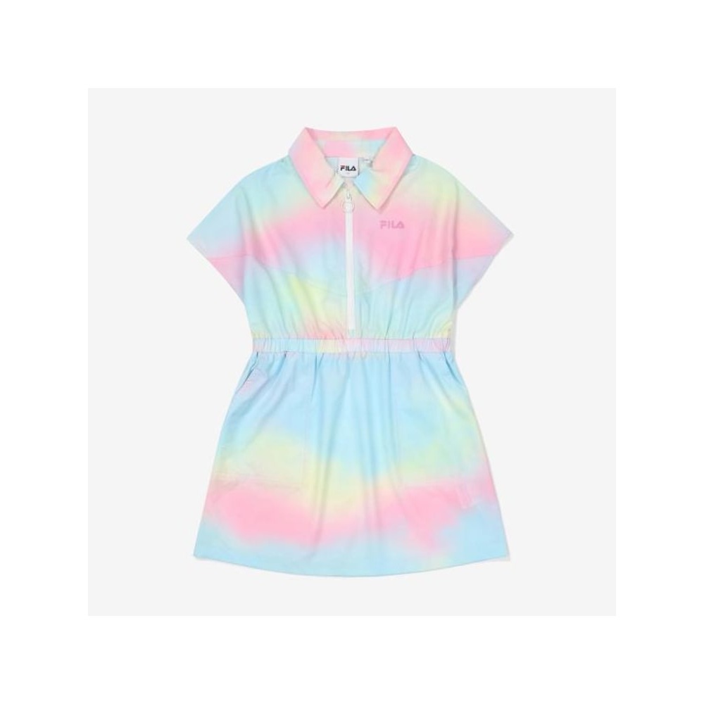 FILA KIDS ガールズ タイダイ ワンピース FK2OPF2104F_EPK