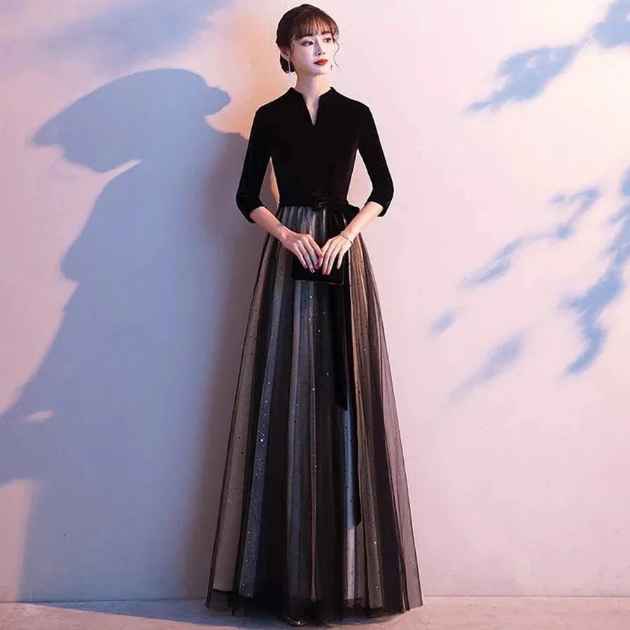 新入庫 ロングワンピース 披露宴 ドレス 結婚式 発表会 パーティドレス 演奏会 エレガント パーティー ドレス