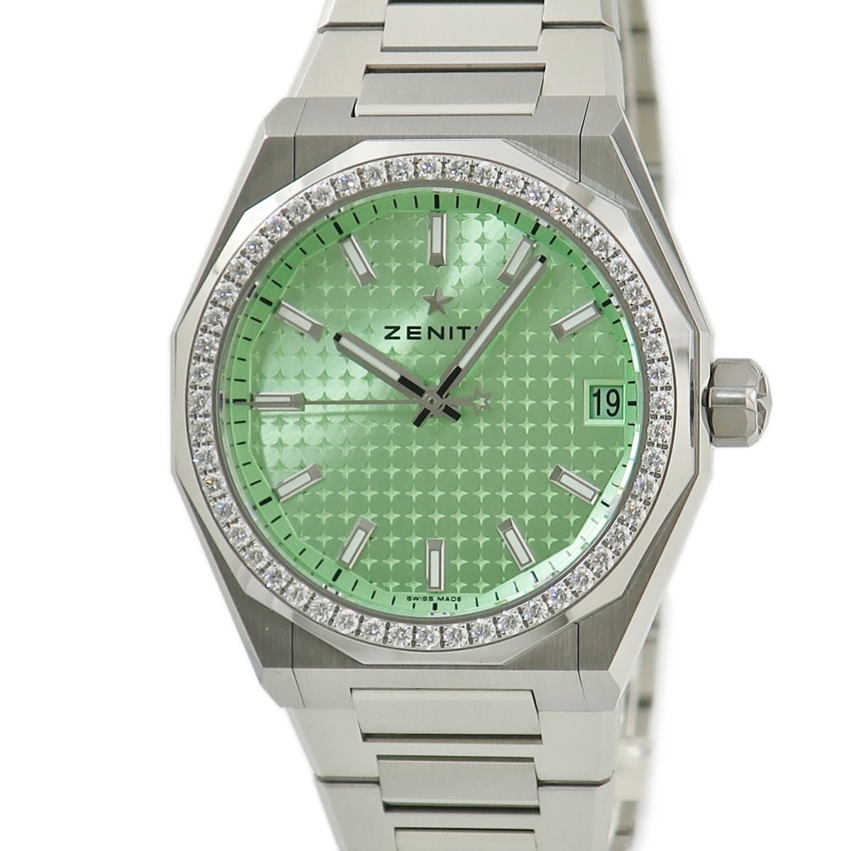 デファイ スカイライン 36 16.9400.670/61.I001 自動巻き メンズ レディース メーカー点検済 純正ダイヤ 緑 星 3年保証