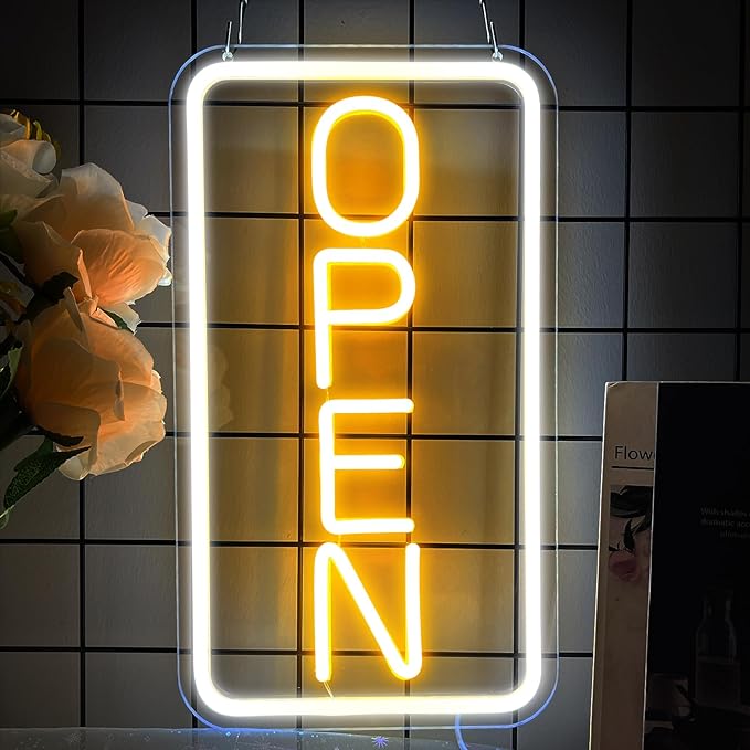 OPENネオンサイン ネオン看板 LEDネオンライト ネオン管 USB給電 インテリアライト 店舗看板 雰囲気作り