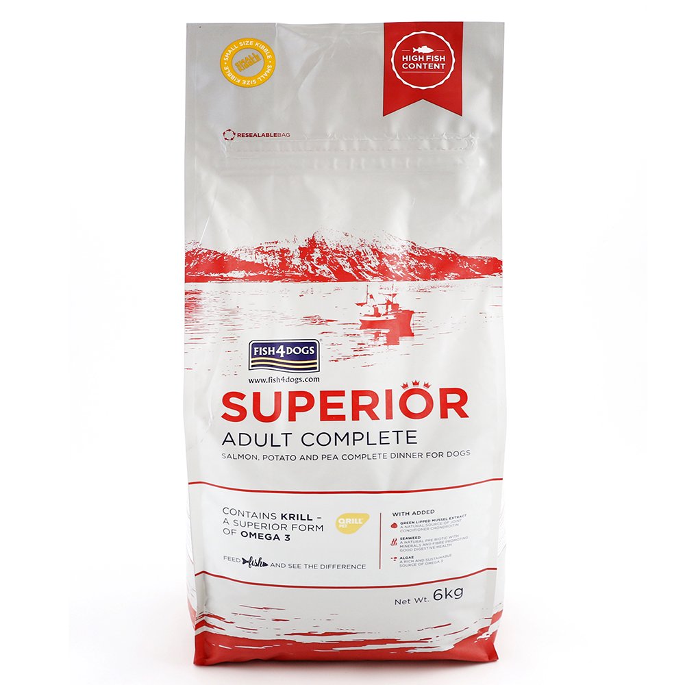 ドッグフード　フィッシュ４ドッグ　スーペリア　アダルト　６ｋｇ　ＣＲＣ45―05―99―00―00