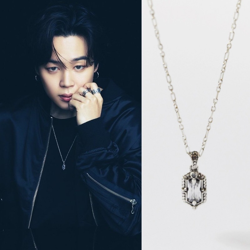 [BTS JIMIN ジミン着用 ]N349 シルバーネックレス