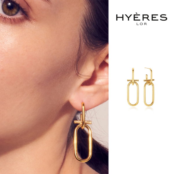 【HYERES LOR】22FW★ Noailles Silver Pearl Link Earrings HYERES LOR】22FW☆ Noailles Silver Pearl Link Earrings