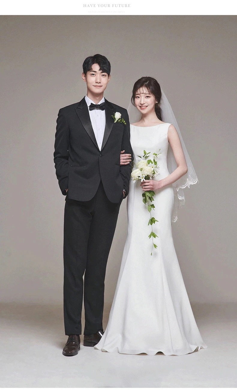 【2026 売れ中】ギフトセレクションウェディングドレス ノースリーブ サテンドレス マーメイドドレス 格安 花嫁ドレス トレーンドレス ファスナータイプ 白 上品 二次会 前撮り 後撮り 披露宴 パ