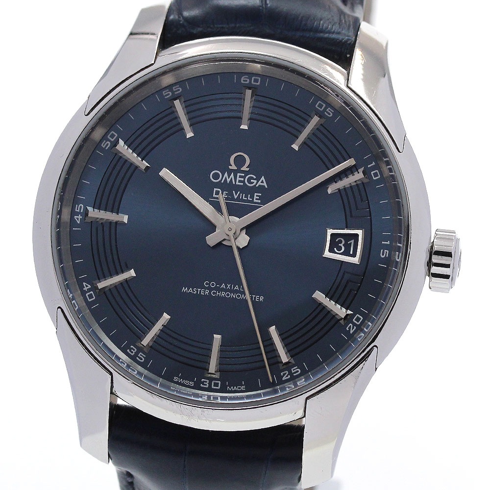 オメガ OMEGA 433.33.41.21.03.001 デビル アワービジョン コーアクシャル 自動巻き メンズ 箱・保証書付き_848090【中古】