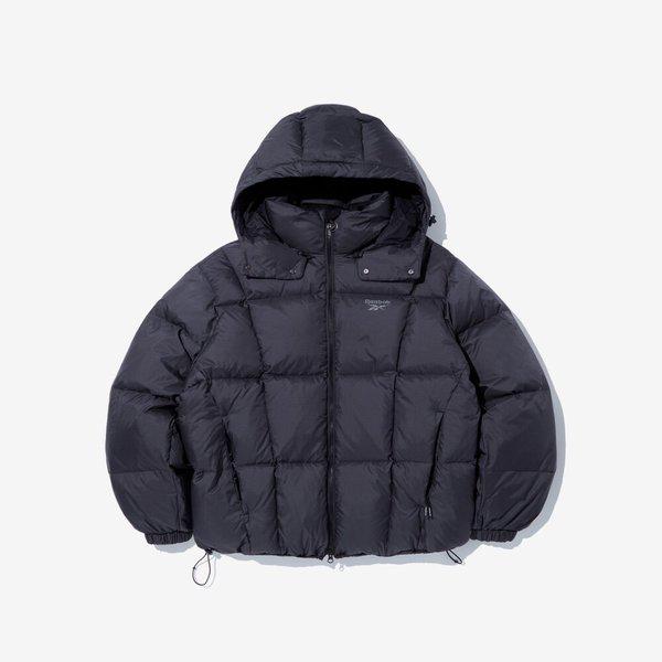 AK水原店 ポンプフード 2WAY ダウンジャケット - ブラック REJU5FD53BK