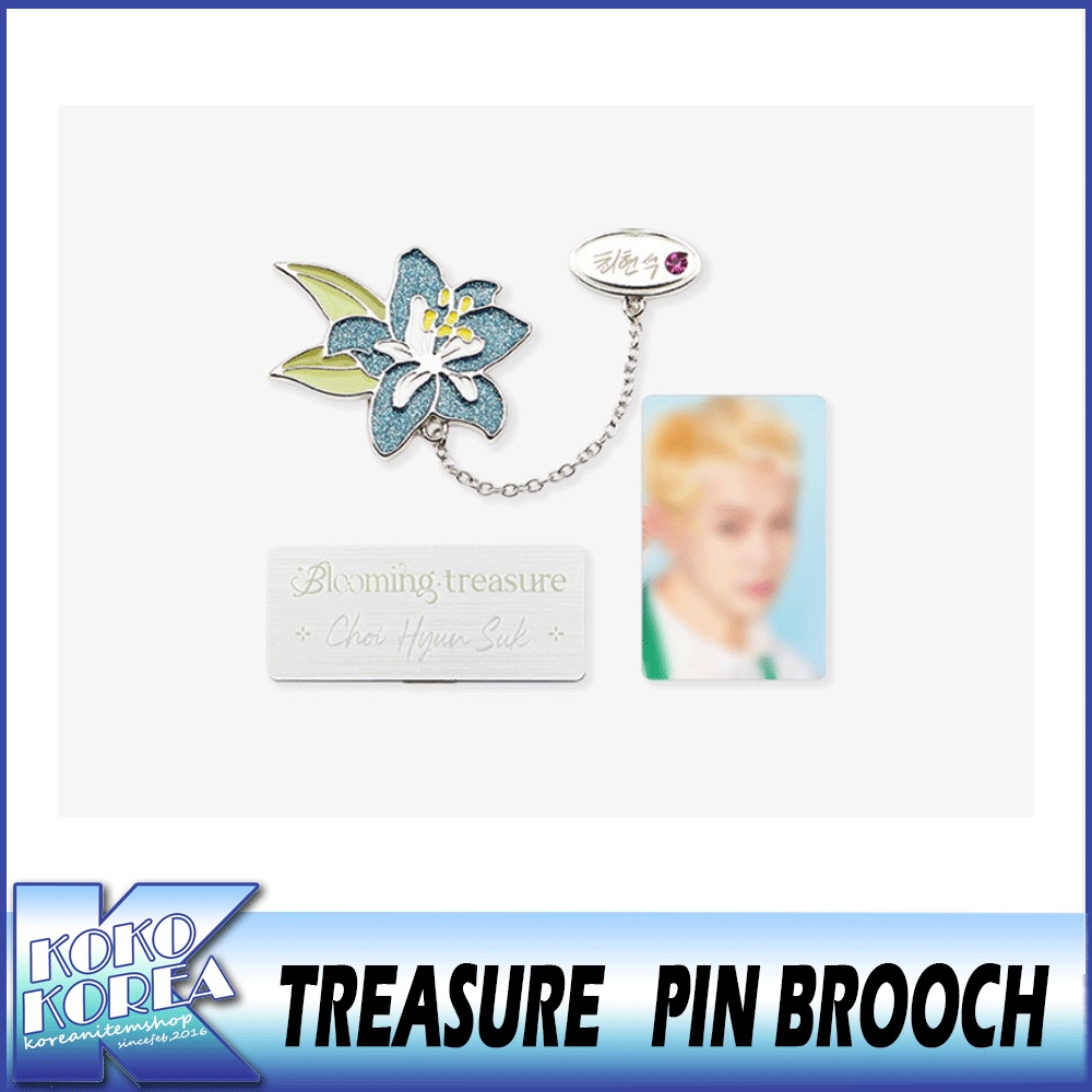 [BLOOMING] TREASURE FLOWER PIN BROOCH + NAME TAG 5,780円
