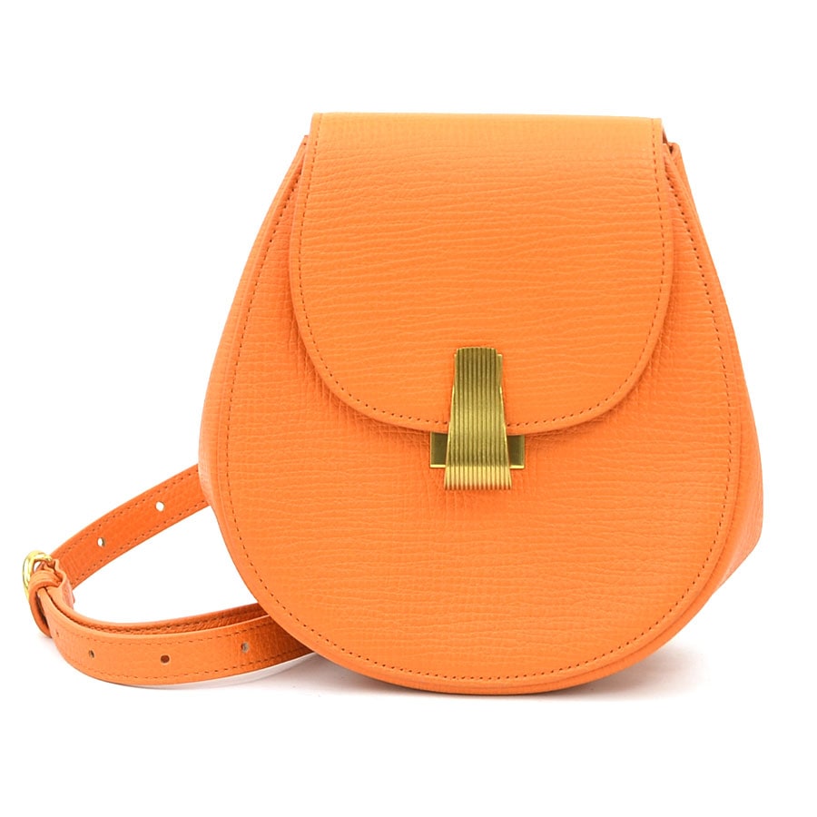 ボッテガヴェネタ BOTTEGAVENETA ウエストバッグ ベルトバッグ レザー オレンジ レディース r10636a