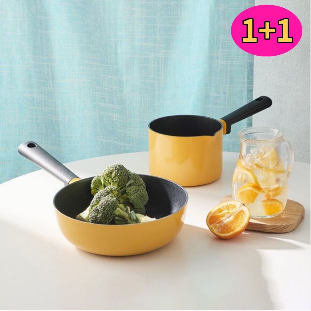[デコール IH] ミルクパン 14cm+プチ中華鍋 22cm 8,990円