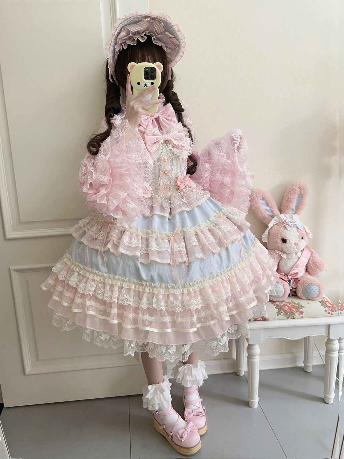 [スターラブソング]ロリータドレスドールセンスjskサスペンダードレス夏