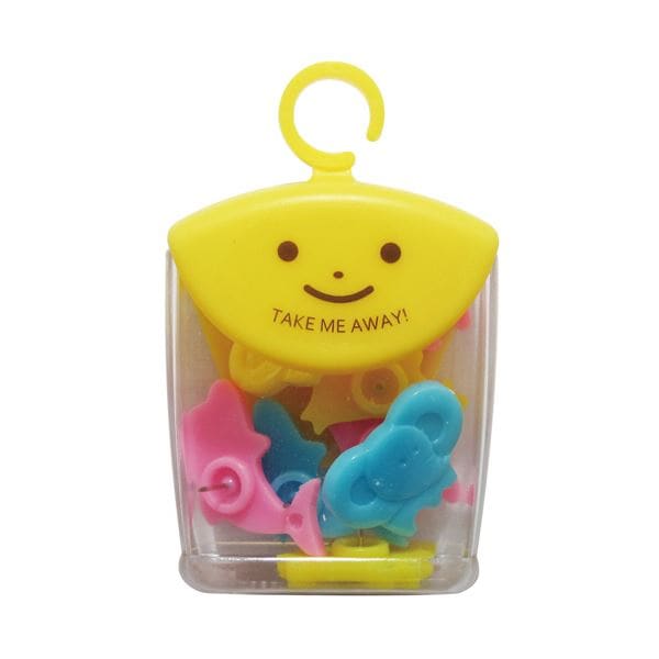 （まとめ）ミツヤ ツレテッテ 動物ピン TM-11 1セット（40本：8本x5ケース）[x3セット]