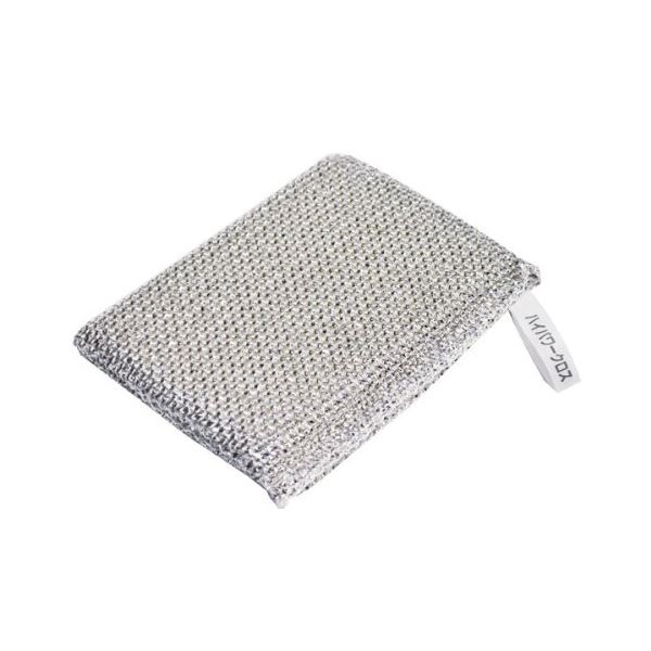 キッチンスポンジ/食器洗いスポンジ (抗菌・防臭加工) ハイパワークロス シルバー キッチン用品 (240個セット)