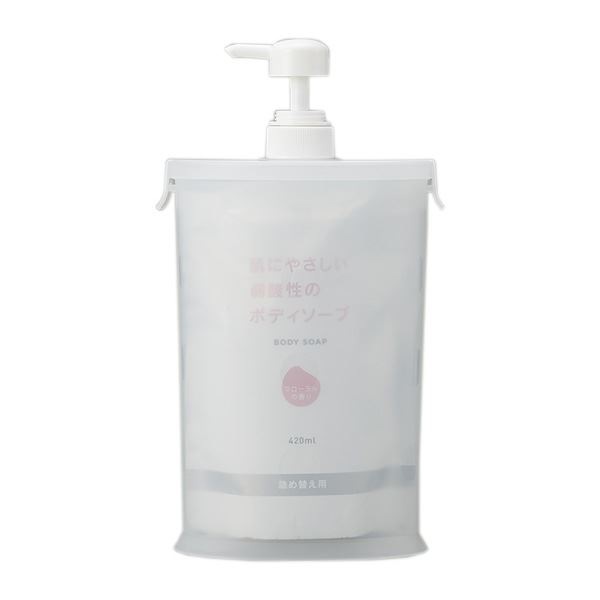 (まとめ) 詰め替え用 ボトルポンプ/ディスペンサー (500mlまで) ホワイト ボディソープ・シャンプー詰替え (×30個セット)