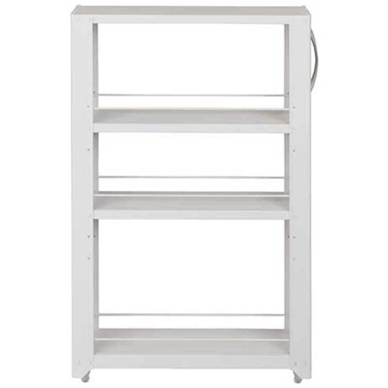 田窪工業所　トールワゴン ロータイプ 幅20cm ホワイト　NWL200