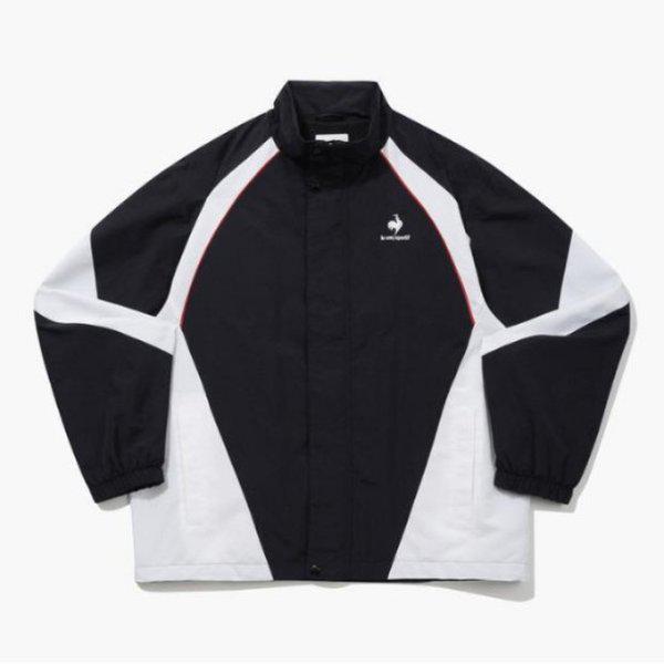 ウインドブレーカー KQF QQ123LJK18-BLK カラーブロックメッシュジャケット / BLACK