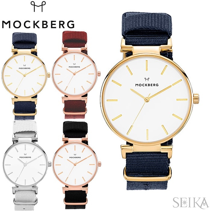 モックバーグ MOCKBERG 腕時計 Modest Nato 34mm レディース 時計