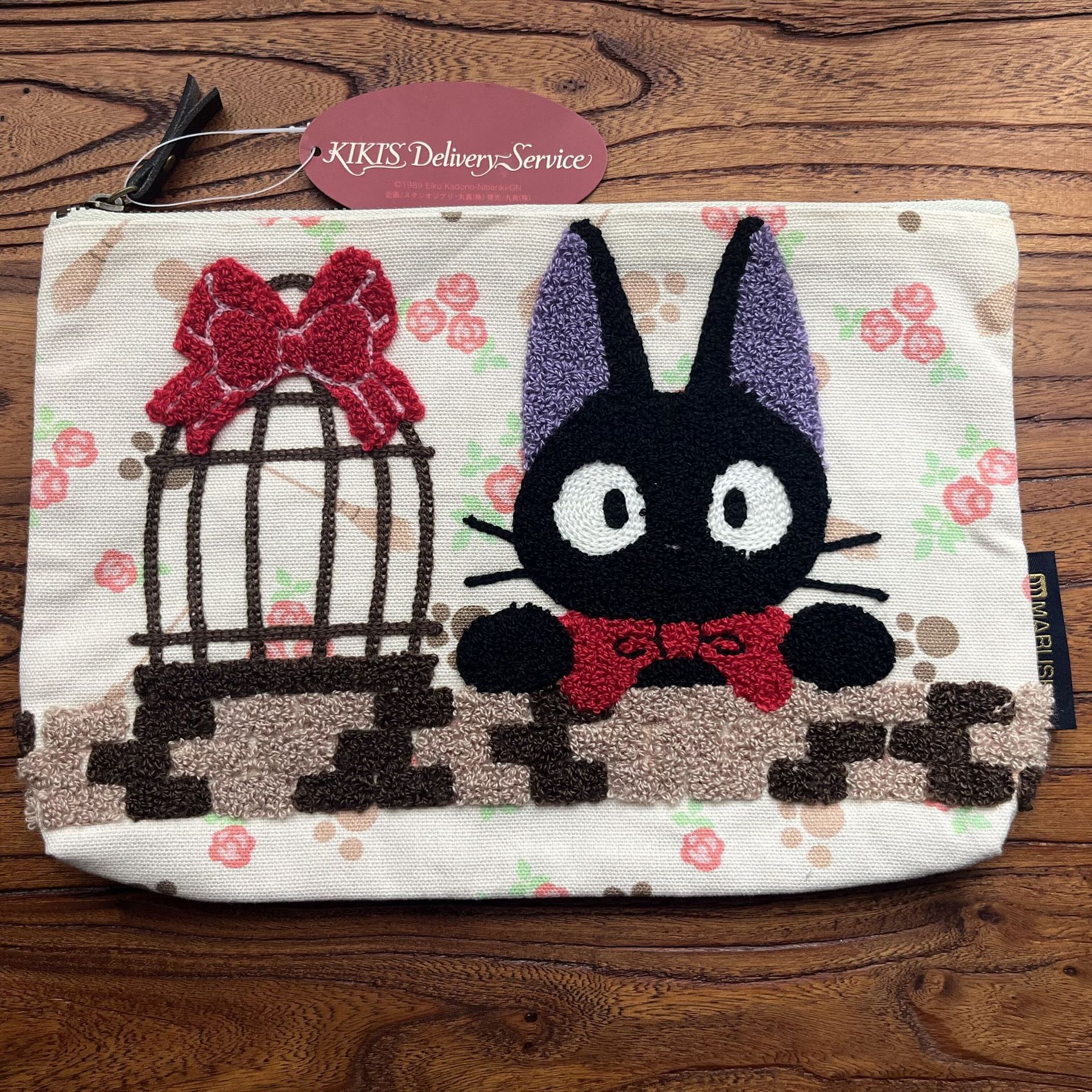 10個セット カートゥーン宮崎駿化粧ポーチ 可愛いぬいぐるみ刺繍スマホ収納バッグ ペンケース