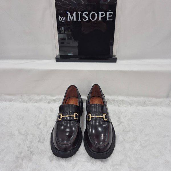 By 野性 ゴールドポイント チャンキーローファー 112HT439DH002 WINE 3 JJ