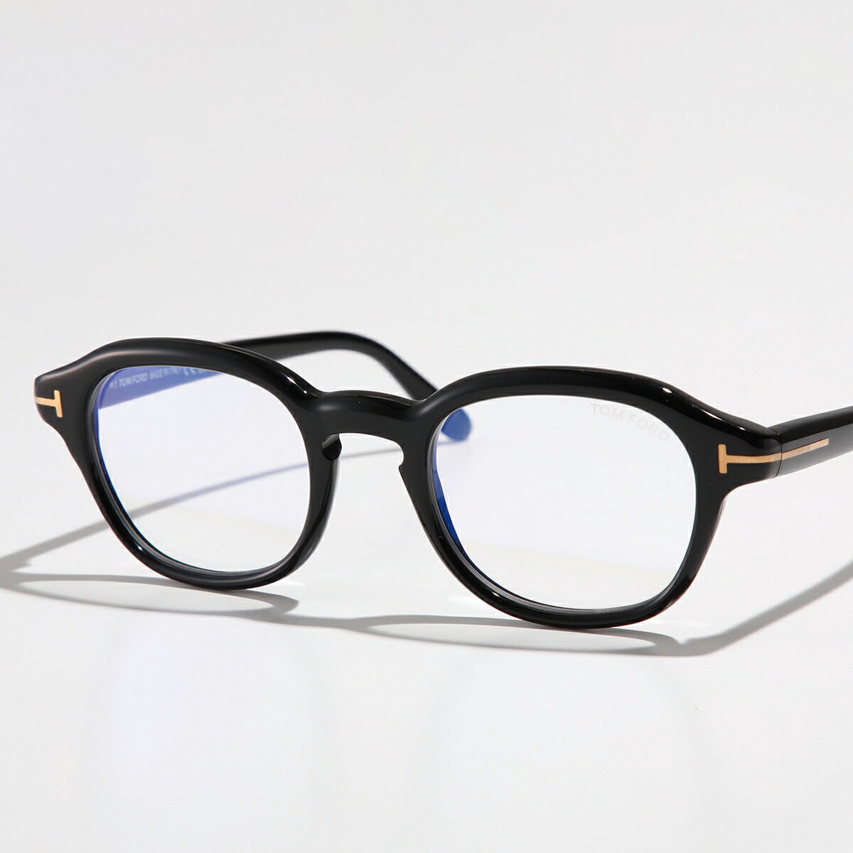 TOM FORD トムフォード メガネ TF5871-B FT5871-B メンズ ウェリントン型 フルリム めがね 眼鏡 伊達メガネ ブルーライトカット Tロゴ アイウェア 001眼鏡