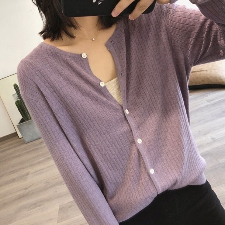 アウター レディース トップス カーディガン リブニット 立体編み ストライプ ミディアム丈 ベーシック レトロ シンプル クラシカル トレンド おしゃれ お洒落 大人女子 大人可愛い 着痩せ モード