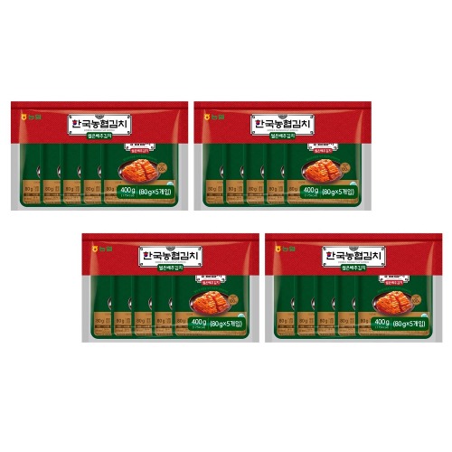 農協食品韓国農協キムチ干しキャベツキムチ80g x 5個x 4セット小包