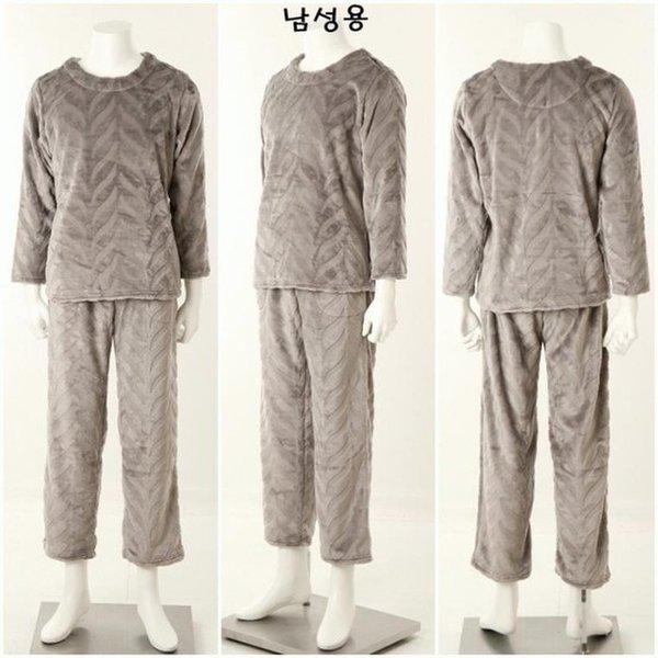 (正常)暖かい冬のパジャマ室内着極細糸生地男性イージーウェアパジャマ_S VEP395MS_S