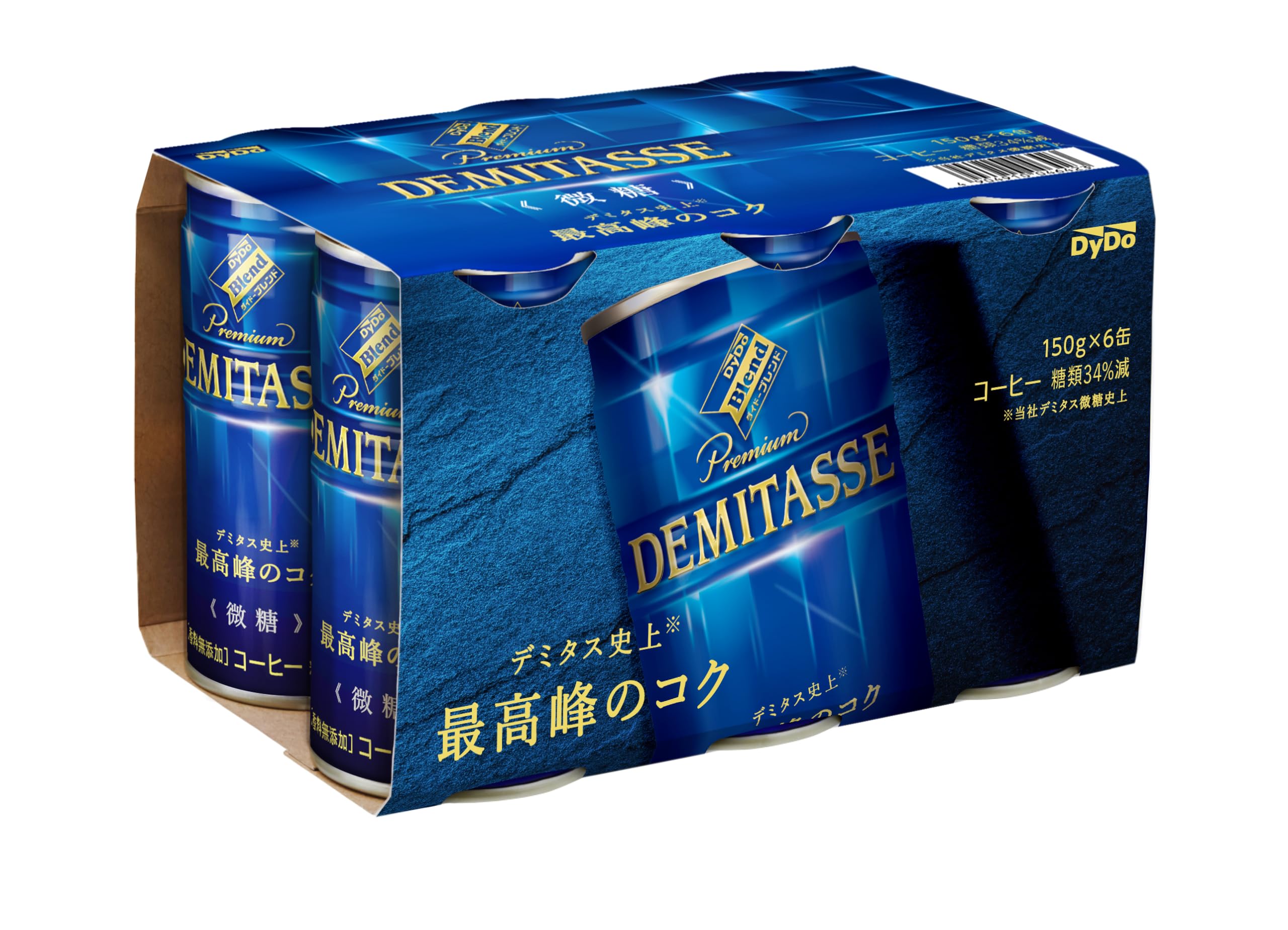 ダイドー ブレンド デミタス 微糖 150mlx6缶x5個 計30本