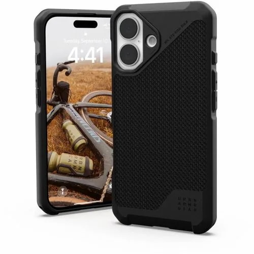 プリンストン iPhone 16用 METROPOLIS LT ケブラーブラック UAG-RIPH24MB-FLTM-KB