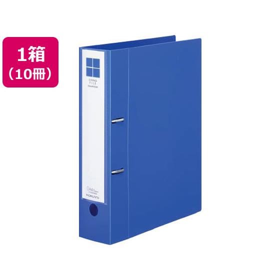 Dリングファイル[スムーススタイル] A4タテとじ厚50mm青10冊 コクヨ ﾌ-UDS450B