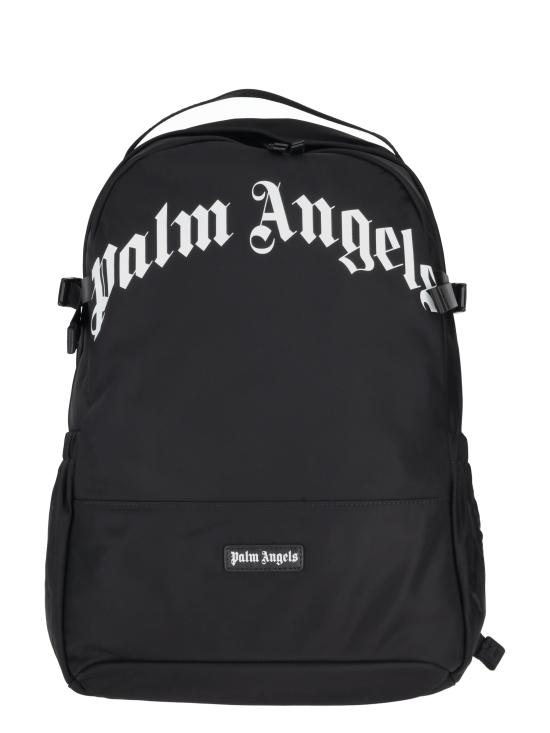 PALM ANGELS Men Backpacks PMNB02IS26FAB001 1003 BLACK WHITE