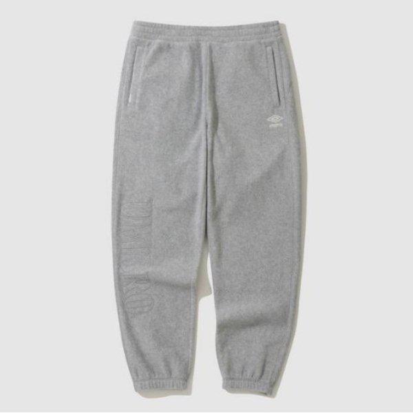 パンツ JQS UP423CFPN9-MGR プラスフリース ビッグレタリング ジョガーパンツ / GREY