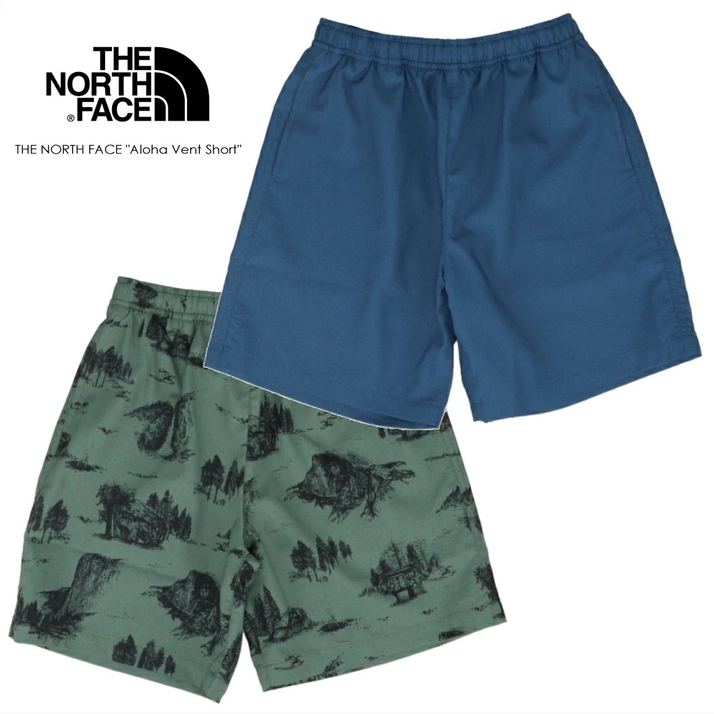 アロハ ベント ショーツ NBJ42547 OB/マウンテンブルー/ YN/ヨセミテトワレニュートープ/