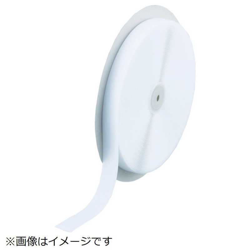 トラスコ中山　TRUSCO マジックテープ 縫製用A側 16mm×25m 白　TMAH-1625-W