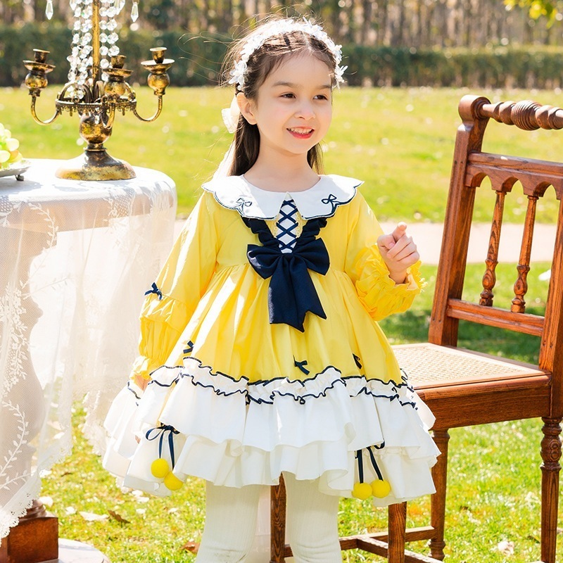 ガールズロリータロリータプリンセスドレス春子供チュチュスカート