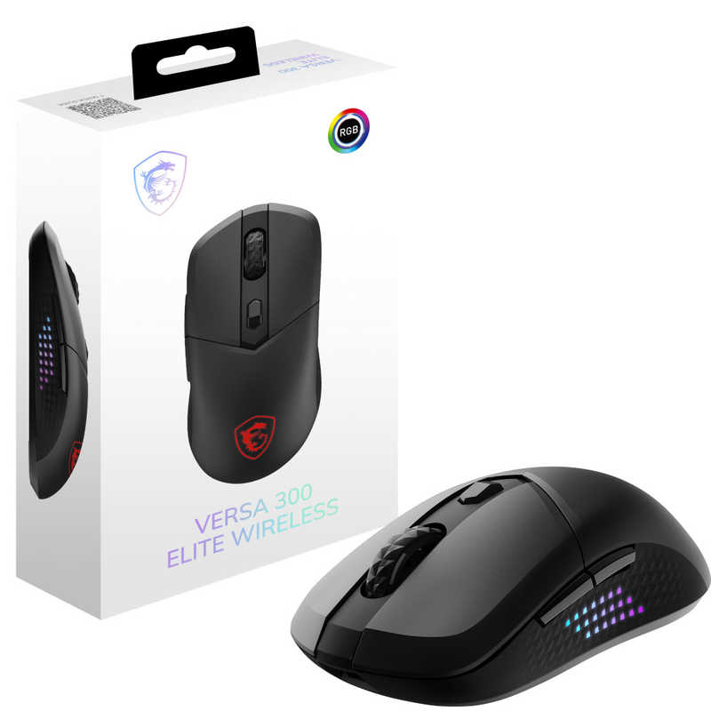 MSI　VERSA 300 ELITE W ［光学式 /有線/無線(ワイヤレス) /6ボタン /Bluetooth・USB］　VERSA300ELITEW