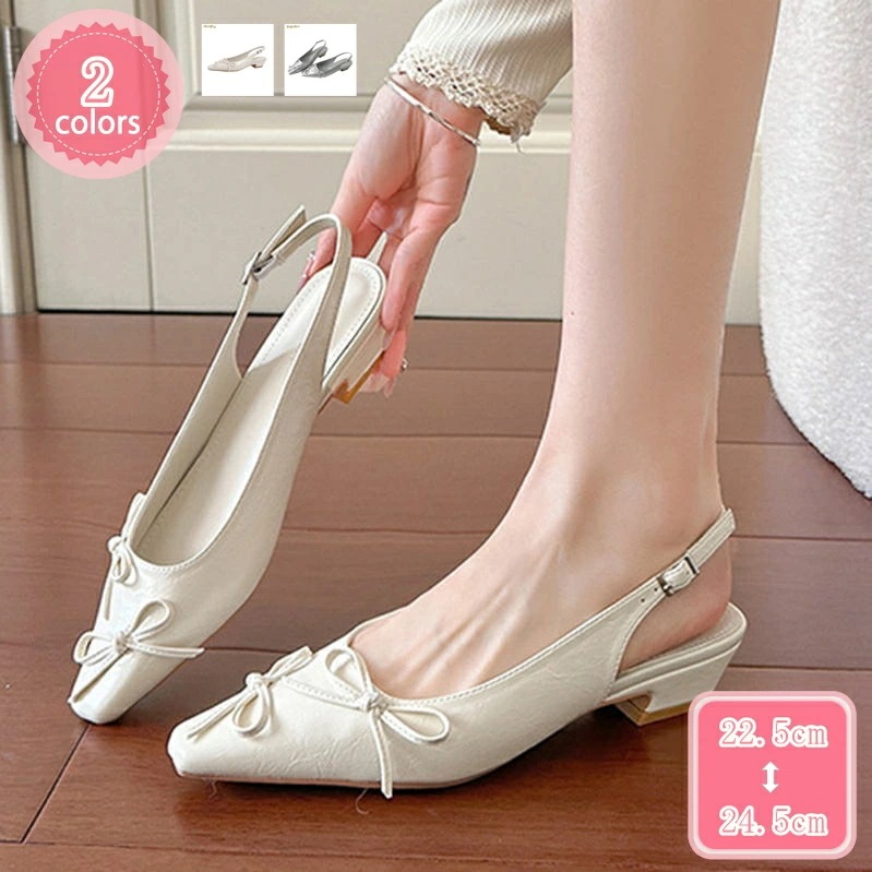 777円OFFクーポン パンプス バックストラップ ポインテッドトゥ 細ヒール 3.5cm ヒール ストラップ フォーマル＆カジュアル両用 結婚式 パーティ かわいい 疲れにくい 履きやすい おしゃれ
